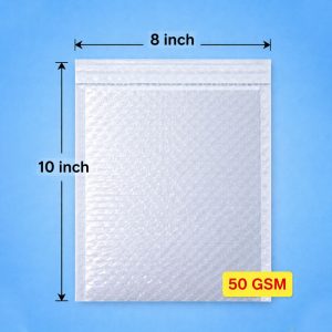 Air Bubble Bag -  Width 8 inch, Length 10 inch, Material 50 GSM (MOQ-1000 pcs)