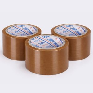 BOPP CELLO TAPE - WIDTH-72 MM, LENGTH- 65 MTRS, COLOUR-BROWN, PACK OF 3